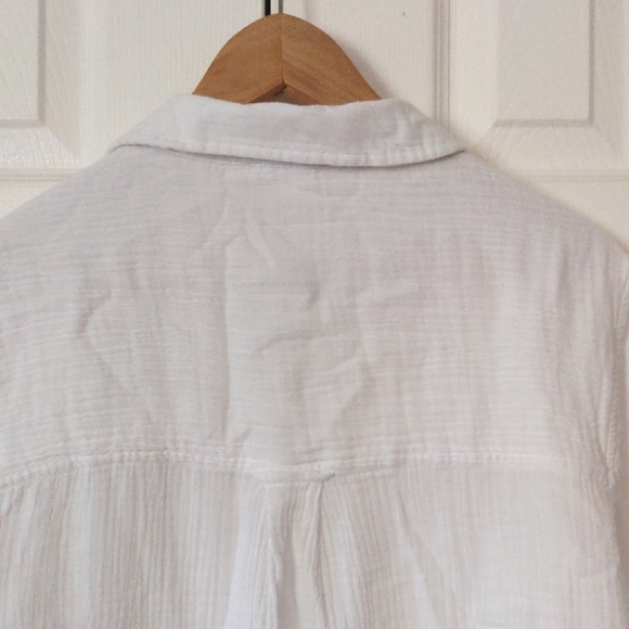NEW WITH TAG beachlunchlounge White Casual Button Down Shirt - Picture 11 of 15